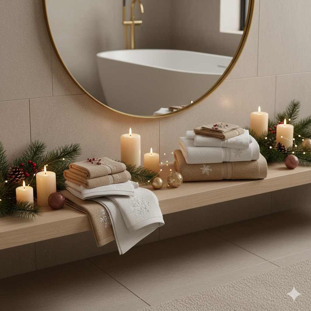 Додай зимового затишку у ванну кімнату